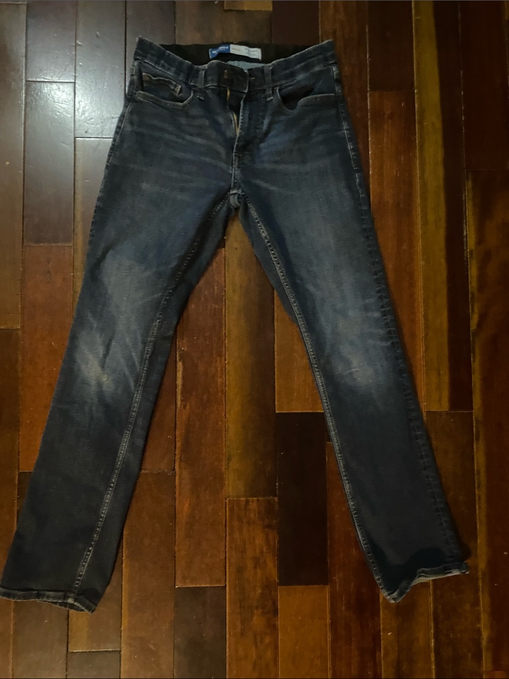 Old Navy Men's Slim Straight Dark Blue Jeans